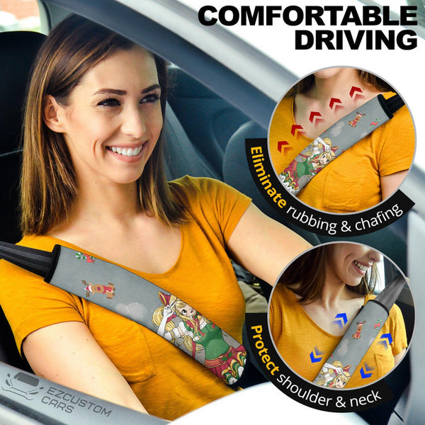 Lucy Heartfilia Seat Belt Covers Custom Fairy Tail Car Accessories Christmas Gifts - EzCustomcar - 1