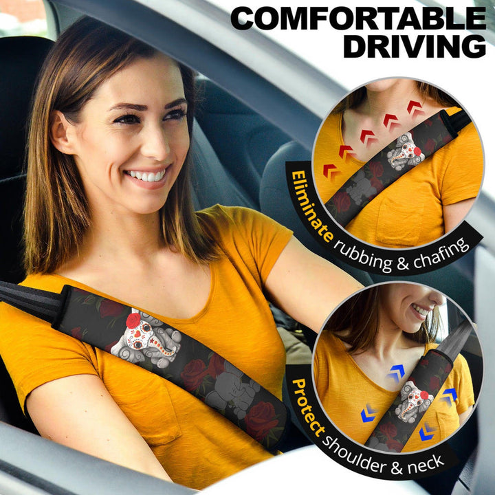 Super Cute Elephant Seat Belt Covers Custom Elephant Car Accessories - EzCustomcar - 2