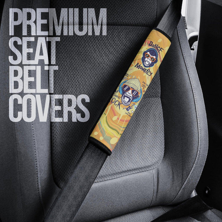 Rock Monkey Seat Belt Covers Custom Animal Car Accessories - EzCustomcar - 3