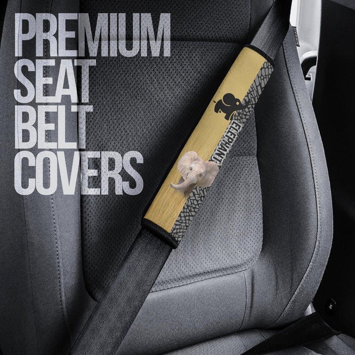Cute Elephant Seat Belt Covers Custom Elephant Car Accessories - EzCustomcar - 3