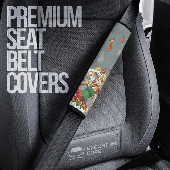 Lucy Heartfilia Seat Belt Covers Custom Fairy Tail Car Accessories Christmas Gifts - EzCustomcar - 3