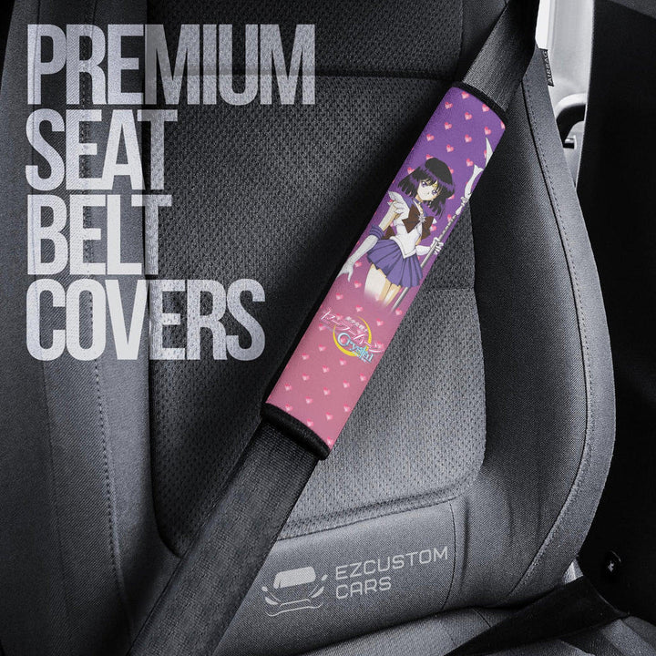 Sailor Moon Car Accessories Anime Seat Belt Cover Sailor Saturn - EzCustomcar - 3