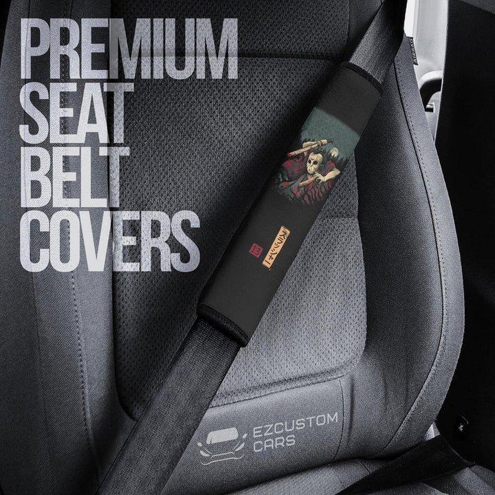 Halloween Car Accessories Custom Seat Belt Cover Jason Voorhees Samurai - EzCustomcar - 3