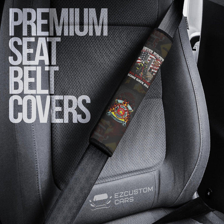 Firefighter Car Accessories Custom Seat Belt Cover Firefighter Never Forget - EzCustomcar - 3