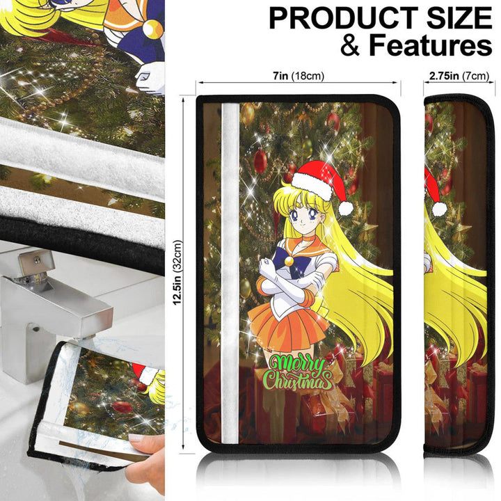 Sailor Moon Christmast Car Accessories Anime Seat Belt Covers Sailor Venus - EzCustomcar - 4