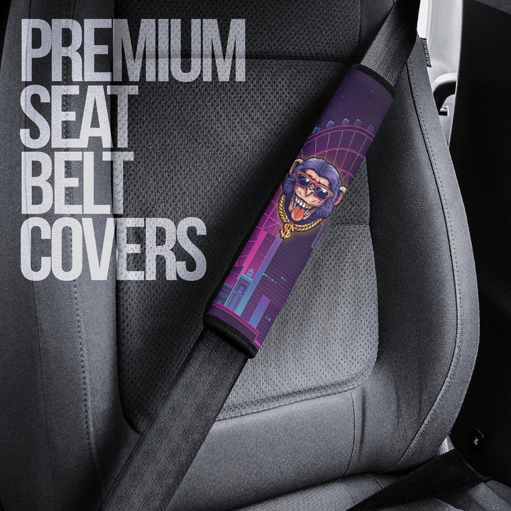 Rich Monkey Seat Belt Covers Custom Animal Car Accessories - EzCustomcar - 3