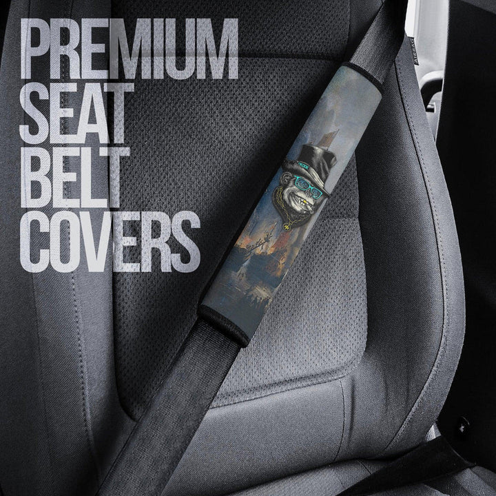 Cool Monkey Seat Belt Covers Custom Animal Car Accessories - EzCustomcar - 3