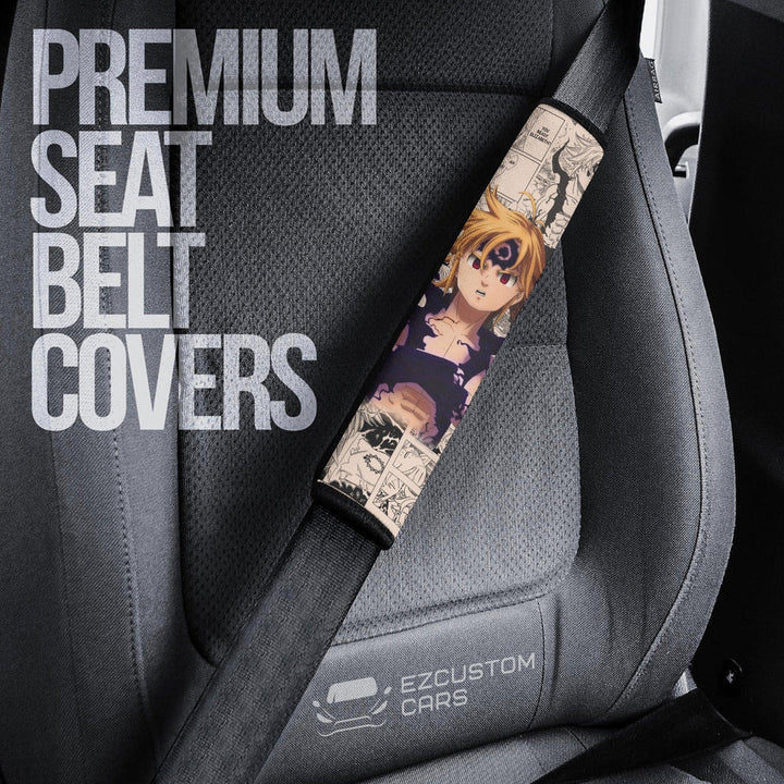 Seven Deadly Sins Meliodas Car Accessories Anime Seat Belt Covers Mix Manga - EzCustomcar - 3
