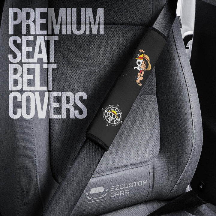 One Piece Car Accessories Anime Seat Belt Covers Luffy - EzCustomcar - 3