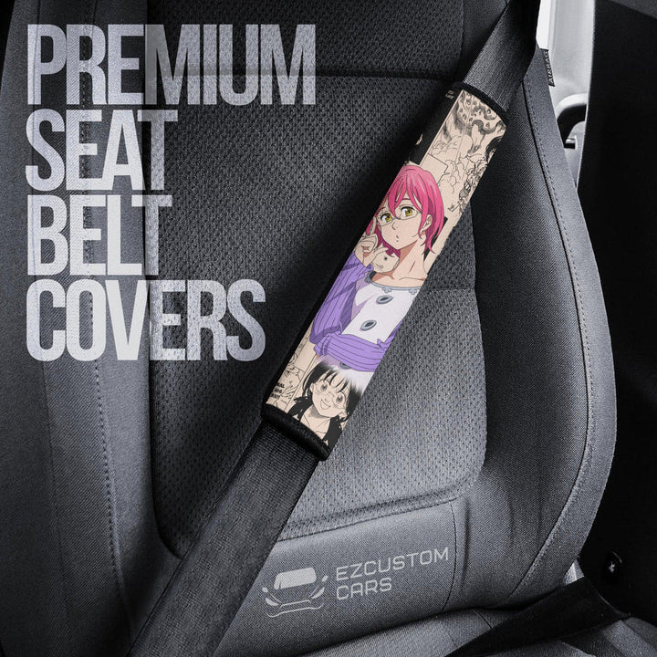 Gowther Seven Deadly Sins Seat Belt Covers Custom Anime Car Accessories - EzCustomcar - 3