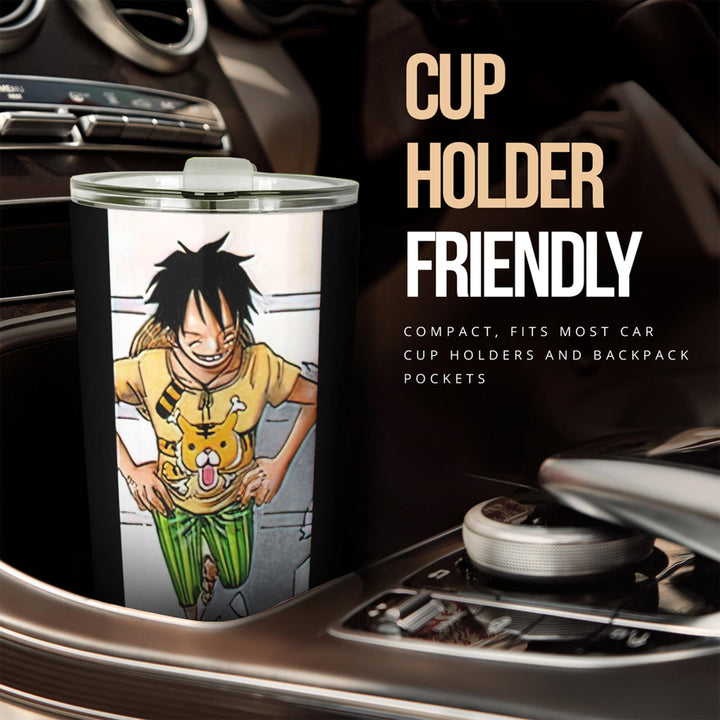 Monkey D. Luffy Car Tumbler Cup One Piece Anime Car Accessories - EzCustomcar - 2