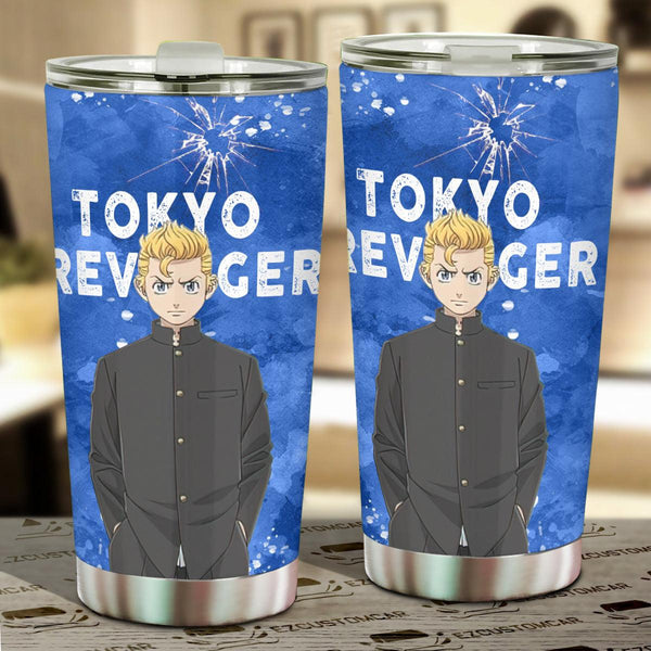 Take Michi Car Tumbler Cup Custom Tokyo Revenger Anime Car Accessories - EzCustomcar - 1
