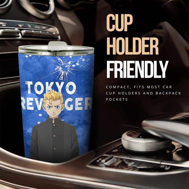 Take Michi Car Tumbler Cup Custom Tokyo Revenger Anime Car Accessories - EzCustomcar - 2