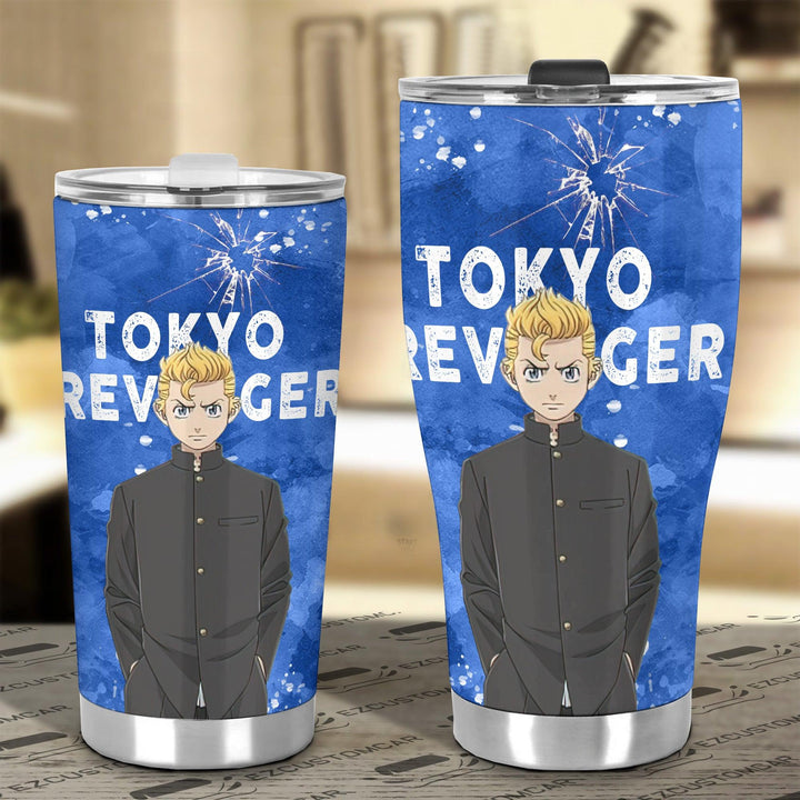 Take Michi Car Tumbler Cup Custom Tokyo Revenger Anime Car Accessories - EzCustomcar - 4