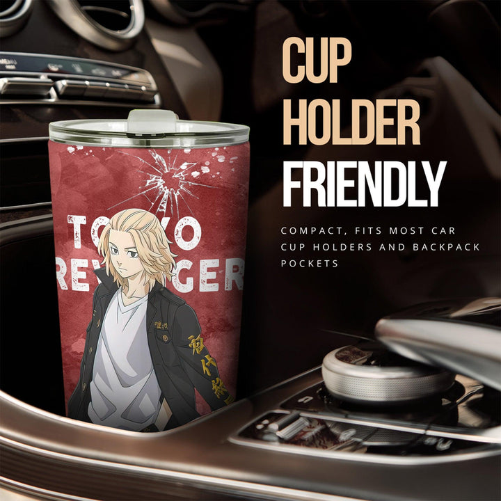 Mikey Car Tumbler Cup Custom Tokyo Revenger Anime Car Accessories - EzCustomcar - 2