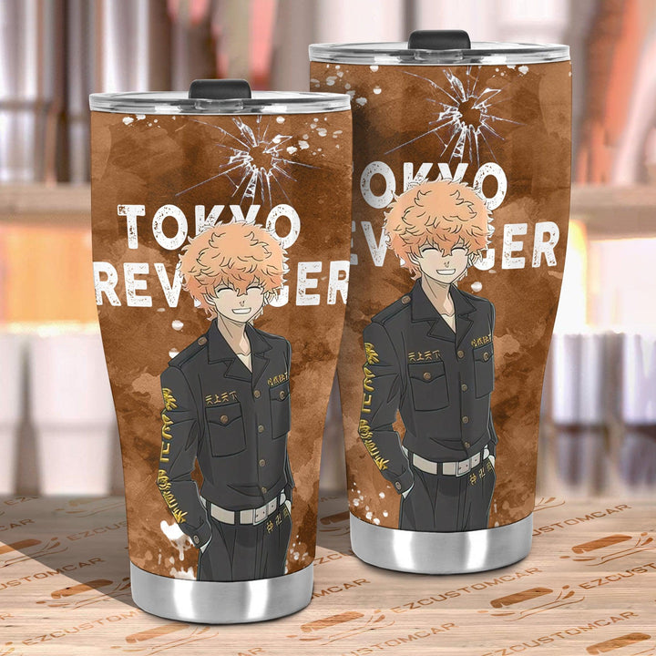 Chifuyu Car Tumbler Cup Custom Tokyo Revenger Anime Car Accessories - EzCustomcar - 3