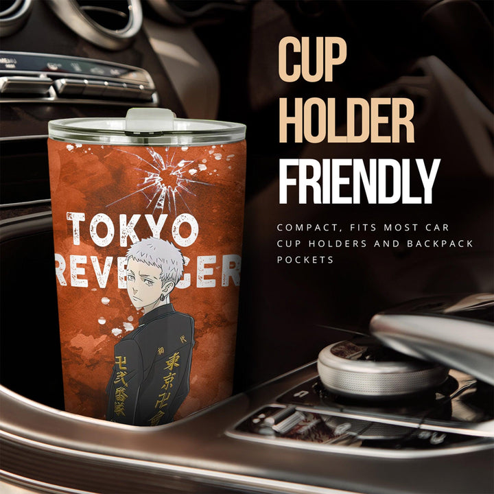 Mitsuya Car Tumbler Cup Custom Tokyo Revenger Anime Car Accessories - EzCustomcar - 2