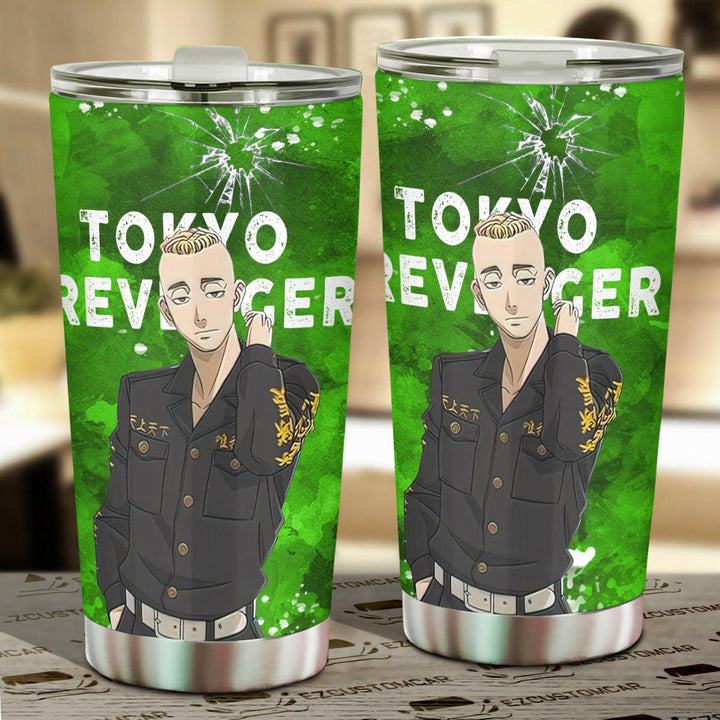 Yasuhiro Muto Car Tumbler Cup Custom Tokyo Revenger Anime Car Accessories - EzCustomcar - 1