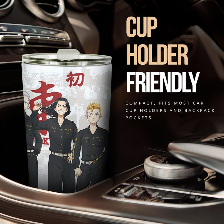 Manji Gang Car Tumbler Cup Custom Tokyo Revenger Anime Car Accessories - EzCustomcar - 2