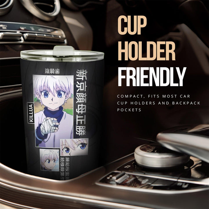 Zoldyck Killua Car Tumbler Cup Custom Hunter x Hunter Anime Car Accessories - EzCustomcar - 2