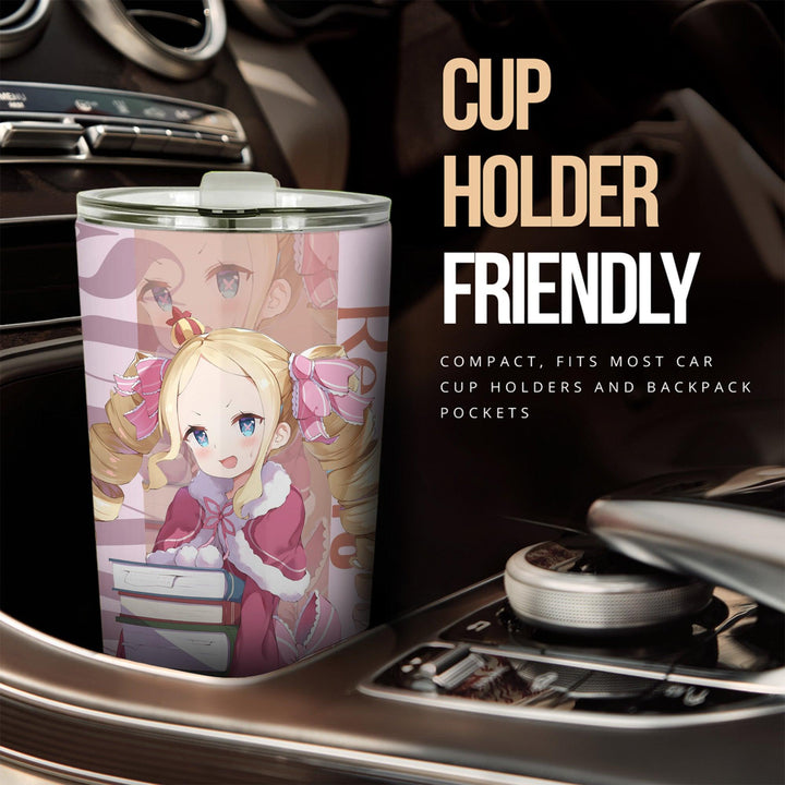 Beatrice Re Zero Car Tumbler Cup Custom Anime Re:Zero Car Accessories - EzCustomcar - 2