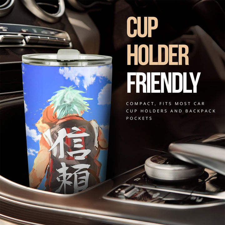 Kuroko Tetsuya Car Tumbler Cup Custom Kuroko Anime Car Accessories - EzCustomcar - 2