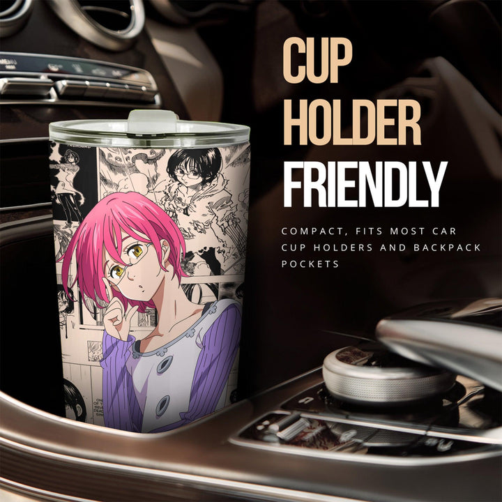 Gowther Car Tumbler Cup Custom Anime Seven Deadly Sins Car Accessories - EzCustomcar - 2