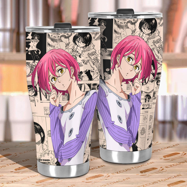 Seven Deadly Sins Car Accessories Anime Car Tumblers Cup Gowther Mix Manga - EzCustomcar - 3