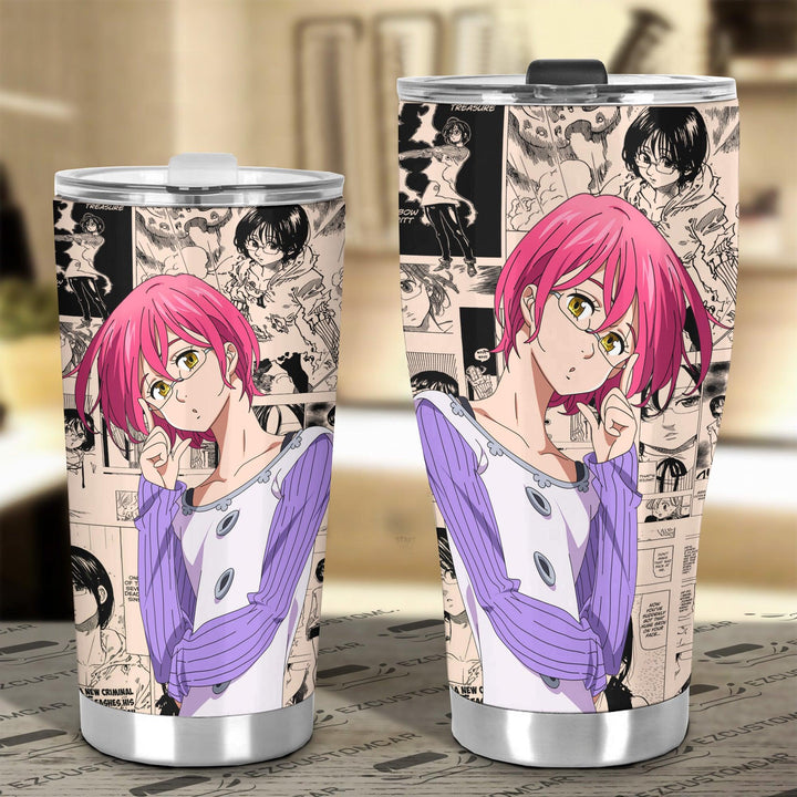 Seven Deadly Sins Car Accessories Anime Car Tumblers Cup Gowther Mix Manga - EzCustomcar - 4