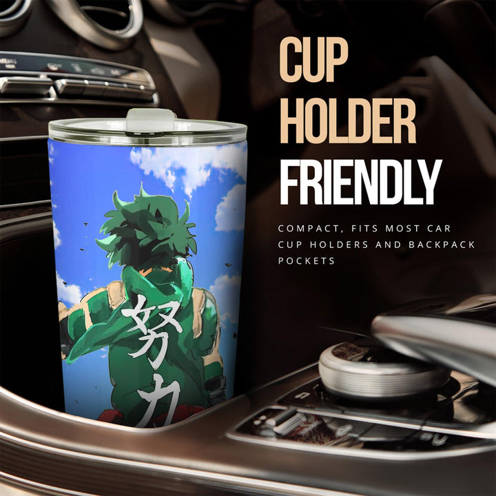 Midoriya Izuku Car Tumbler Cup Cutsom My Hero Academia Anime Car Accessories - EzCustomcar - 2