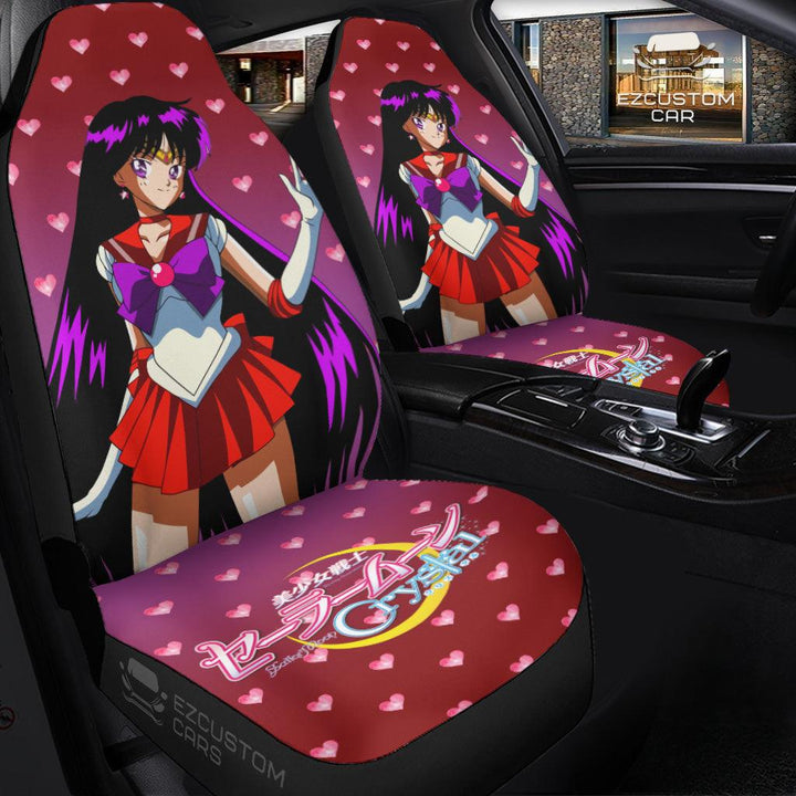 Sailor Moon Car Seat Covers Anime Car Accessories Sailor Mars - EzCustomcar - 3