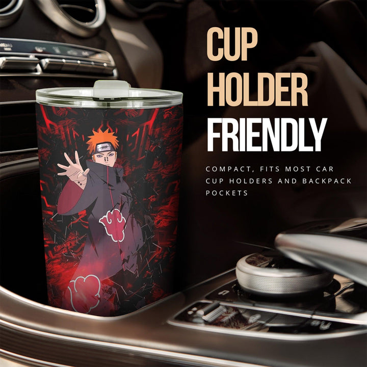 Akatsuki Car Accessories Anime Car Tumblers Cup Pain Ultimate - EzCustomcar - 2