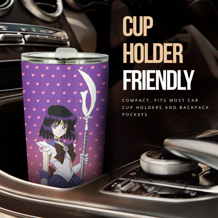 Sailor Moon Tumbler Cup Anime Car Accessories Sailor Saturn - EzCustomcar - 2