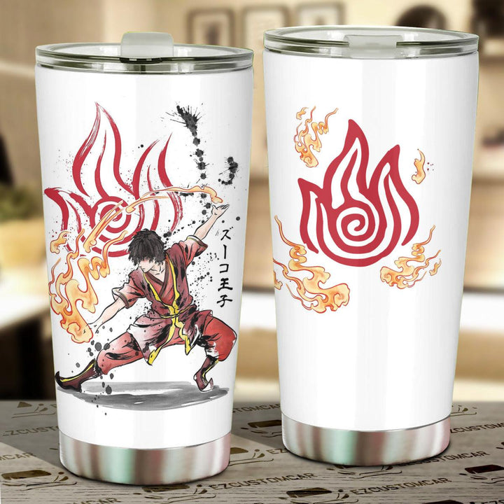Avatar Tumbler Anime Cup Car Accessories The Power Of The Fire Nation - EzCustomcar - 1