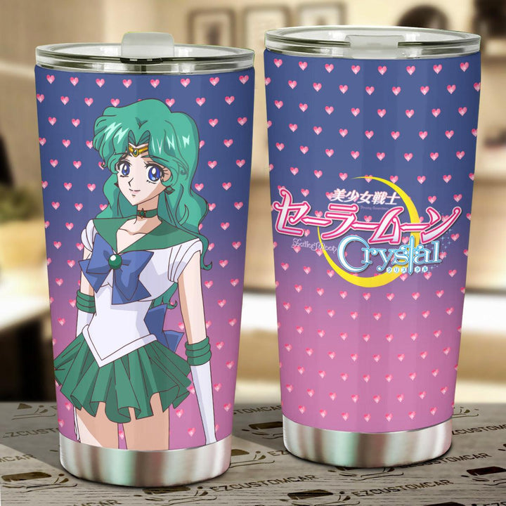Sailor Moon Tumbler Cup Anime Car Accessories Sailor Neptune - EzCustomcar - 1