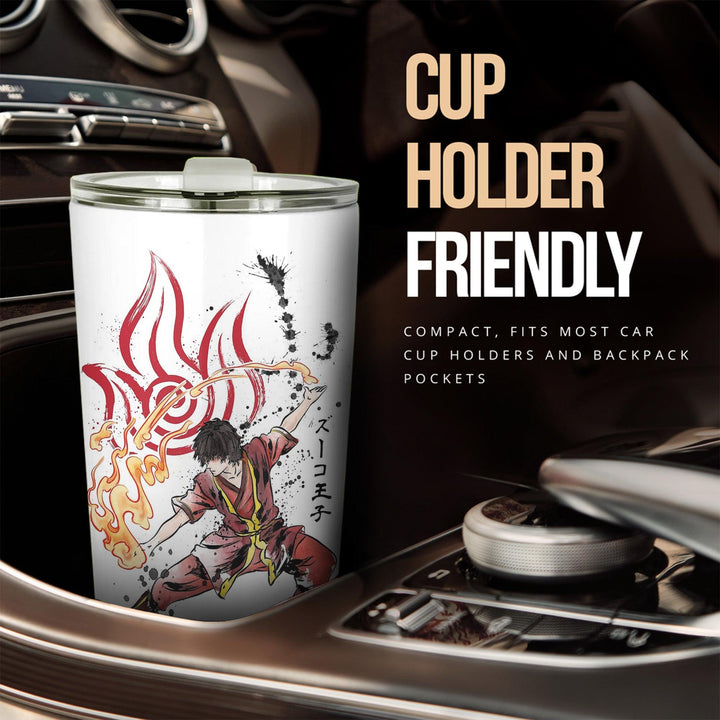 Avatar Tumbler Anime Cup Car Accessories The Power Of The Fire Nation - EzCustomcar - 2