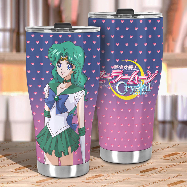 Sailor Moon Tumbler Cup Anime Car Accessories Sailor Neptune - EzCustomcar - 3