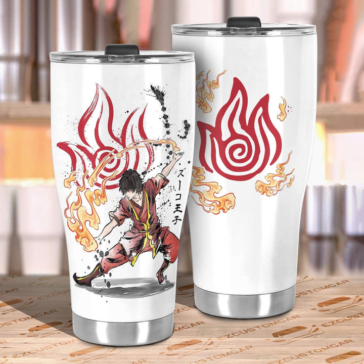 Avatar Tumbler Anime Cup Car Accessories The Power Of The Fire Nation - EzCustomcar - 3