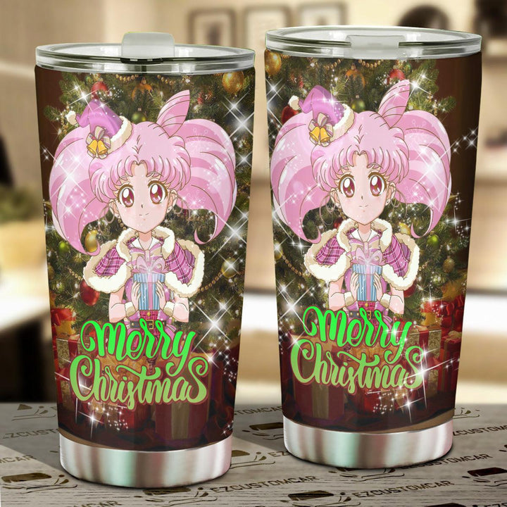 Sailor Moon Christmast Car Accessories Anime Car Tumblers Cup Sailor Chibi Moon - EzCustomcar - 1
