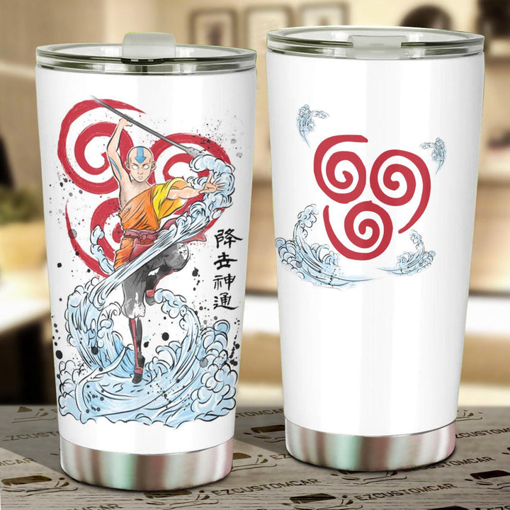 Avatar Tumbler Anime Cup Car Accessories The Power Of The Air Nomads - EzCustomcar - 1