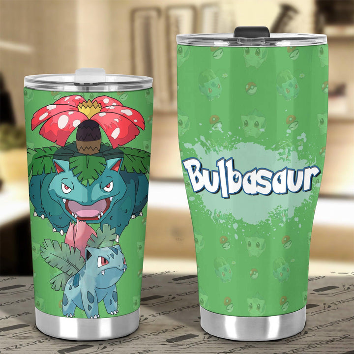 Pokemon Tumbler Anime Cup Car Accessories Bulbasaur - EzCustomcar - 4