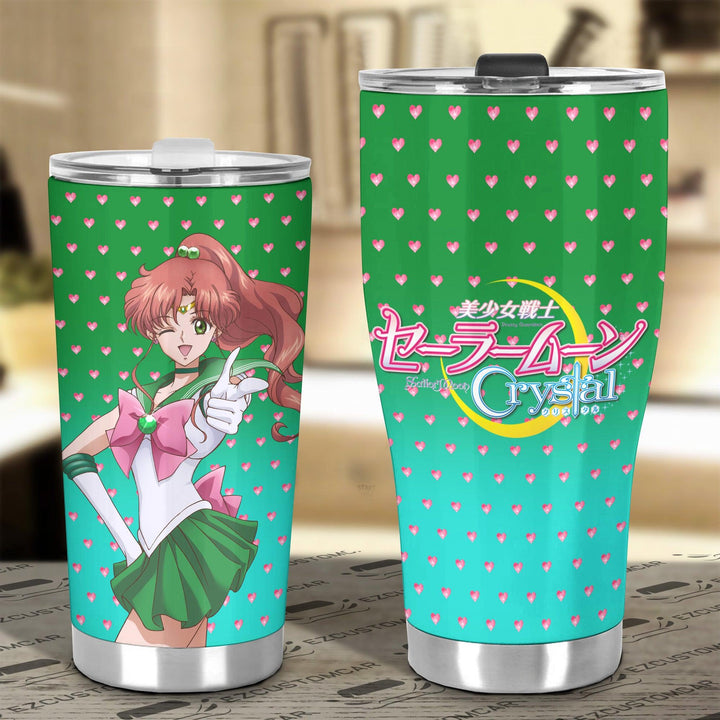 Sailor Moon Tumbler Cup Anime Car Accessories Sailor Jupiter - EzCustomcar - 4
