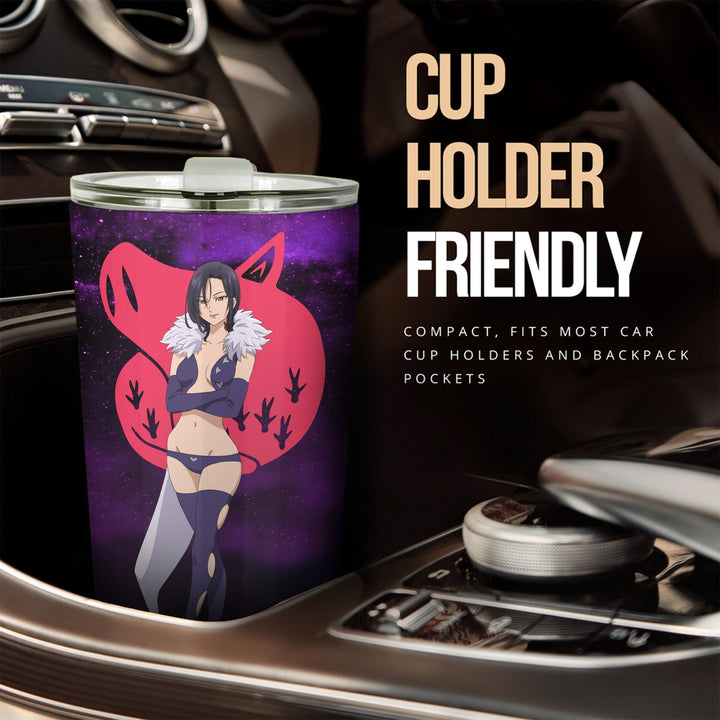 Merlin Seven Deadly Sins Car Tumbler Cup Custom Anime Car Accessories - EzCustomcar - 2