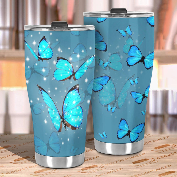 Pack Butterfly Car Tumbler Cup Custom Butterfly Car Accessories - EzCustomcar - 3