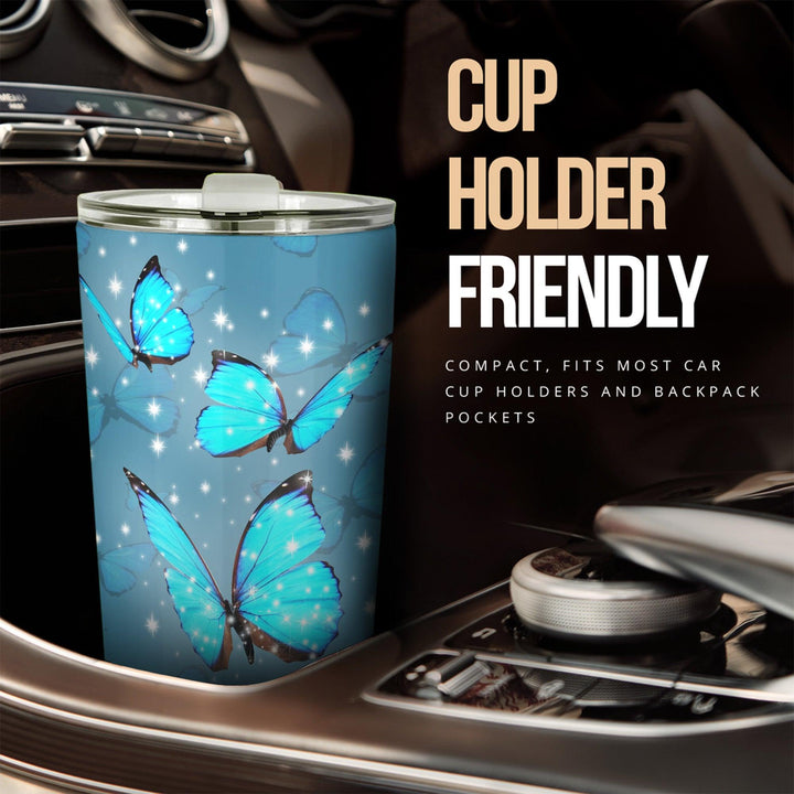 Pack Butterfly Car Tumbler Cup Custom Butterfly Car Accessories - EzCustomcar - 2