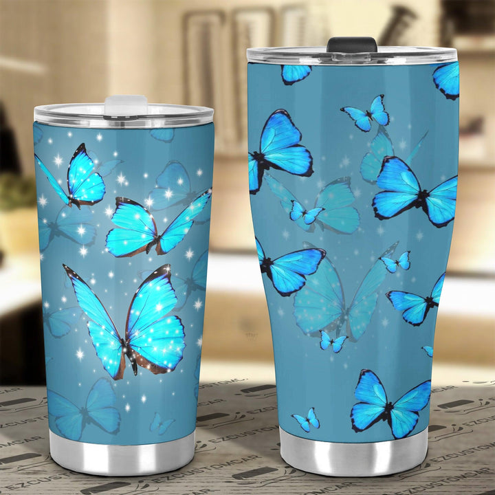Pack Butterfly Car Tumbler Cup Custom Butterfly Car Accessories - EzCustomcar - 4