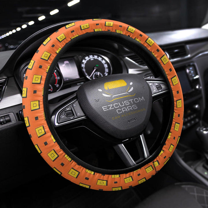 Narancia Patterns Steering Wheel Cover Custom Jojo Bizzare Adventure Anime Car Accessories - EzCustomcar - 2