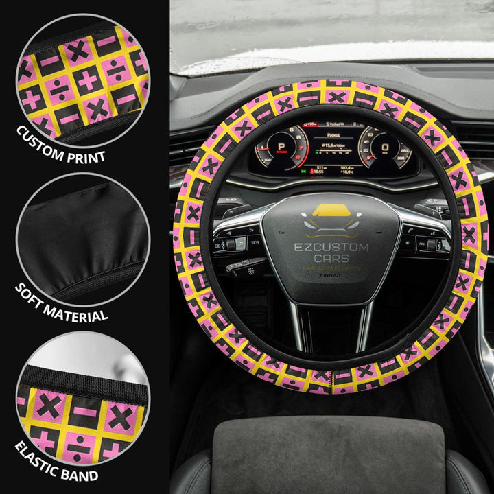 Steering Wheel Cover Custom Jojo Bizzare Adventure Anime Car Accessories Patterns - EzCustomcar - 1