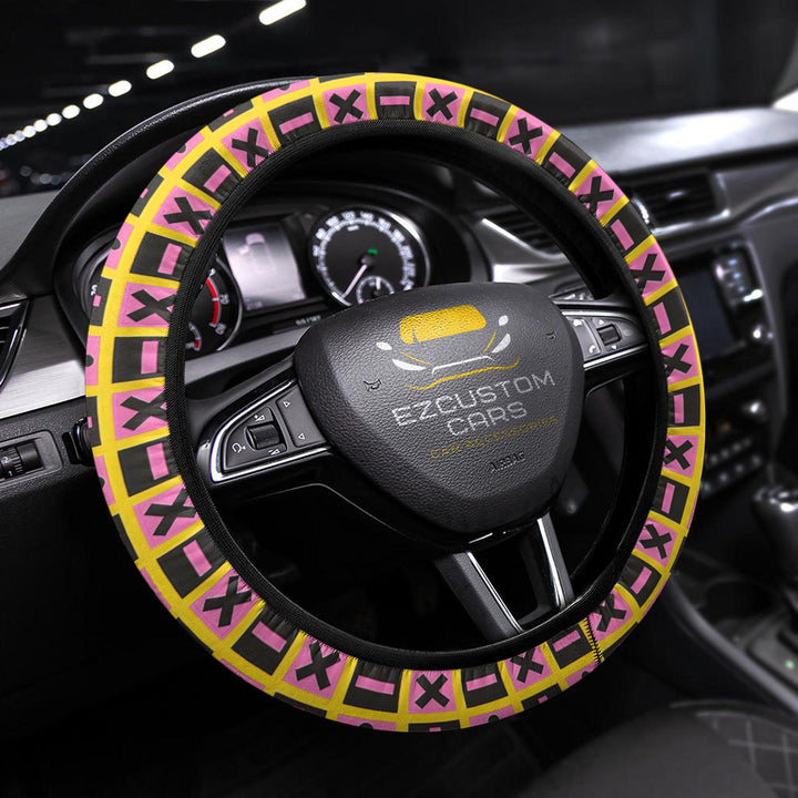 Steering Wheel Cover Custom Jojo Bizzare Adventure Anime Car Accessories Patterns - EzCustomcar - 2