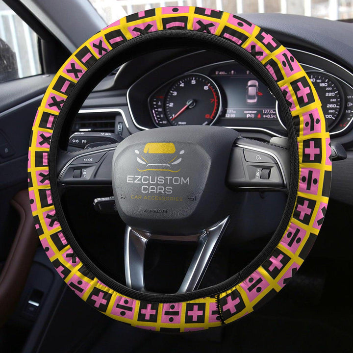 Steering Wheel Cover Custom Jojo Bizzare Adventure Anime Car Accessories Patterns - EzCustomcar - 3